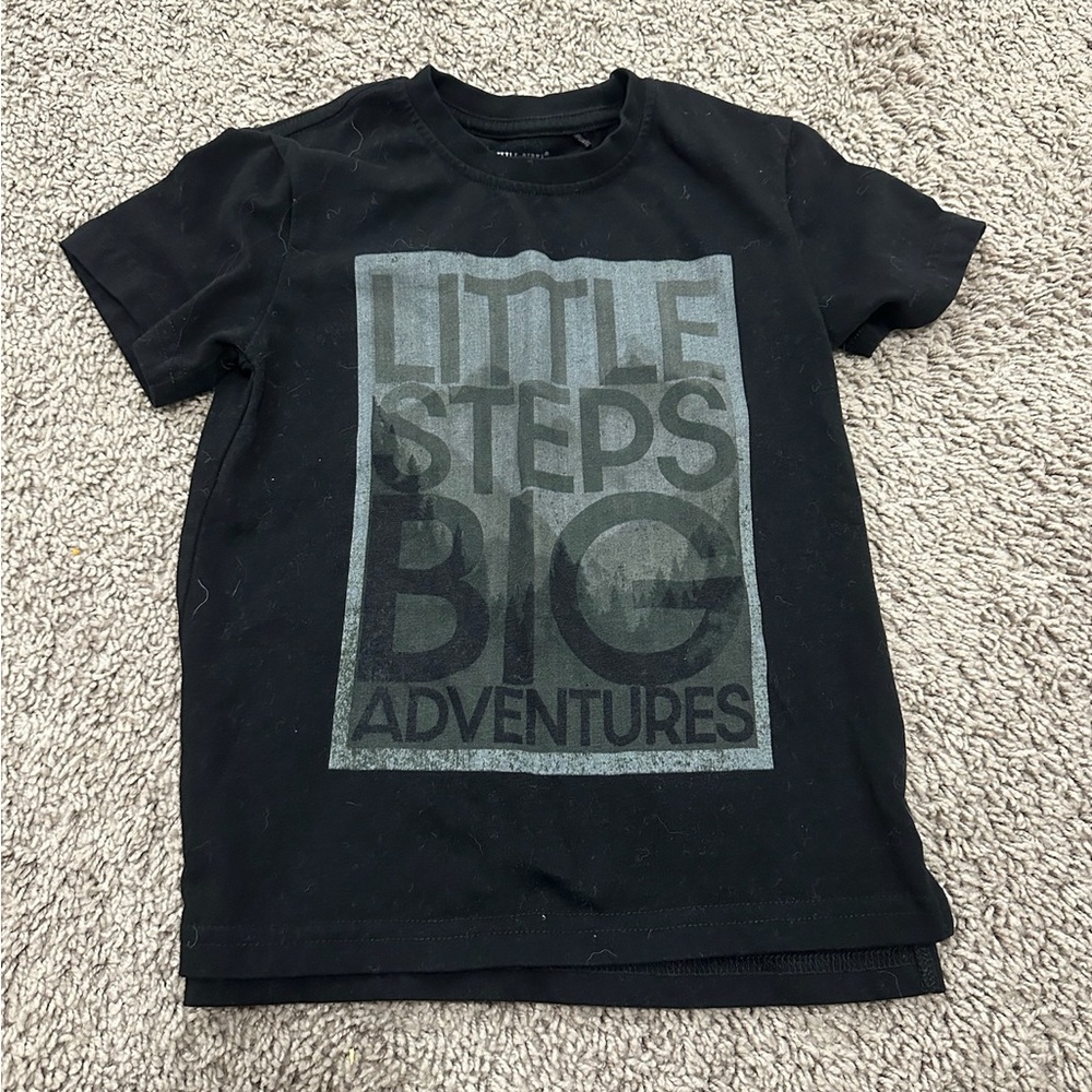 Little Bipsy Black Adventure Graphic Tee